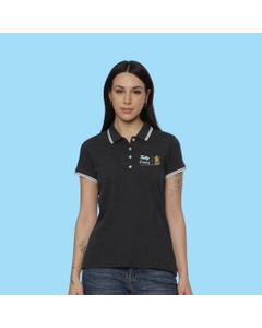Allen Solly Polo T-shirt Women- Charcoal Grey